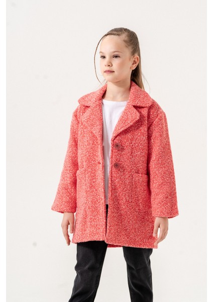 Kız Çocuk Kapşonu Çıkarılabilir Ayıcıklı Şişme Mont