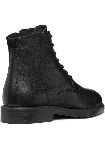 Erkek Siyah Ghete De Piele Bağcıklı Deri Casual Bot U46G5D000JDC9999 fiyatları