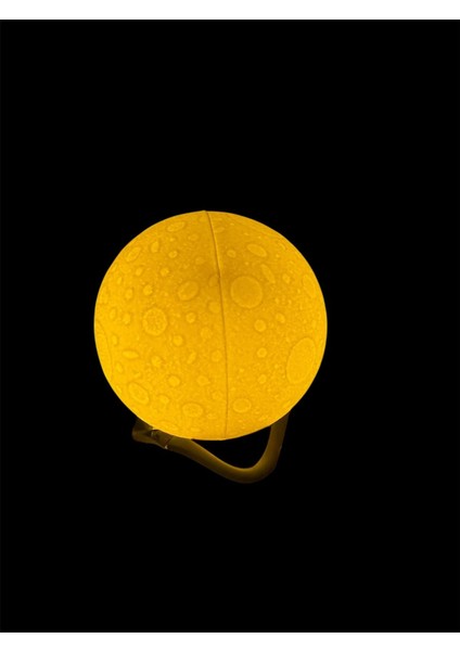 Ay Küresi Dolunay Neon Led Lamba Hediyelik Eşya Masa Lambası Gece Lambası Moon Yılbaşı 10cm Standlı