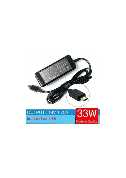 Asus Eeebook X205 X205T X205TA E202 E202SA 19V 1.75A 33W Uyumlu Adaptörşarjcihazı