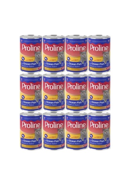 Proline Okyanus Balıklı Kedi Konserve 6X395G