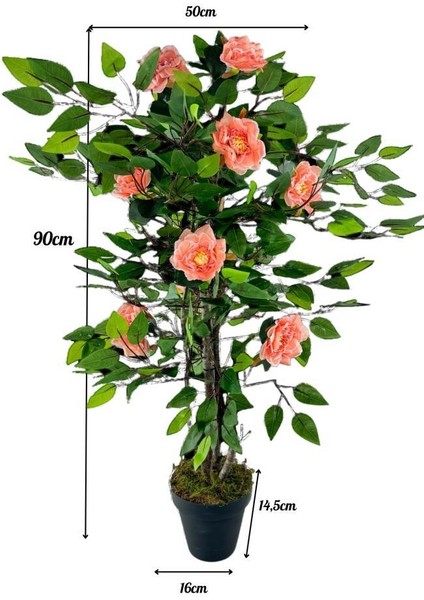 Yapay Ağaç Somon Nilüfer Ağacı 90 cm fiyatları