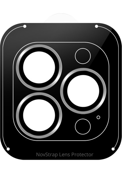 iPhone 16 Pro Max / 16 Pro ile Uyumlu Kamera Koruma Lens Koruyucu Cam Uygulama Aparatlı
