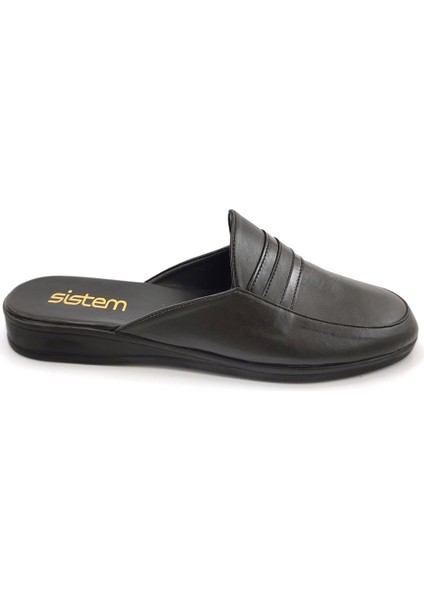 Sistem 115 Misafir Damat Ve Çeyiz Ev Terliği-Siyah