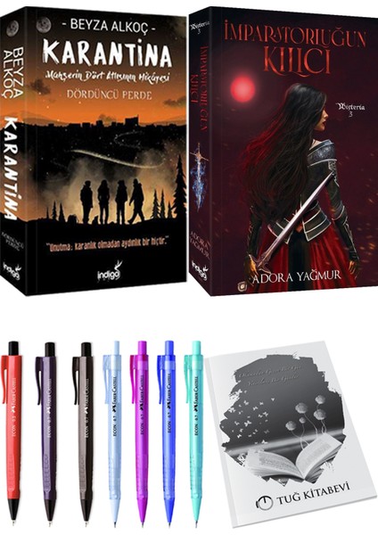 Imparatorluğun Kılıcı ve Karantina 4 Beyza Alkoç 2'li Set + Hediyeli