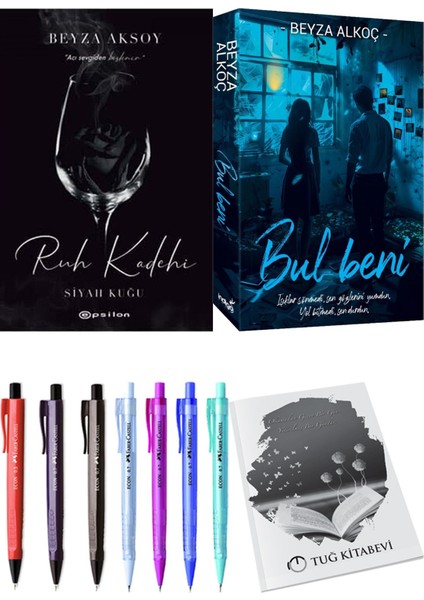 Bul Beni Beyza Alkoç ve Epsilon Yayınevi Ruh Kadehi Beyza Aksoy 2'li Set + Hediyeli
