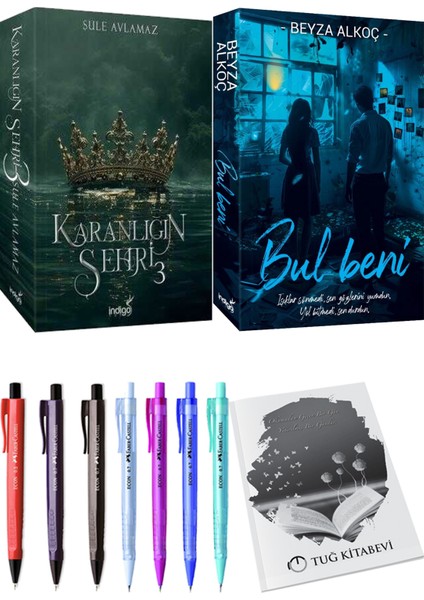 Bul Beni Beyza Alkoç ve Karanlığın Şehri 3 Şule Avlamaz 2'li Set + Hediyeli