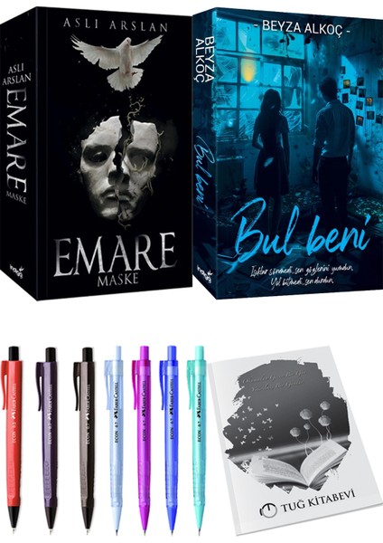 Bul Beni Beyza Alkoç ve Emare Maske Aslı Arslan 2'li Set + Hediyeli