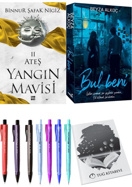 Bul Beni Beyza Alkoç ve Dokuz Yayınları Yangın Mavisi 2 Ateş Binnur Şafak Nigiz + Hediyeli
