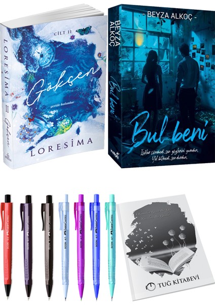Bul Beni Beyza Alkoç ve Ephesus Yayınları Gökçen 2 Loresima 2'li Set + Hediyeli