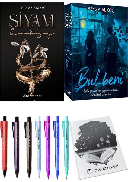 Bul Beni Beyza Alkoç ve Epsilon Yayınevi Siyam 2 Beyza Aksoy 2'li Set + Hediyeli