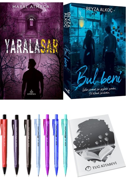 Bul Beni Beyza Alkoç ve Ephesus Yayınları Yaralasar 3 Maral Atmaca 2'li Set + Hediyeli