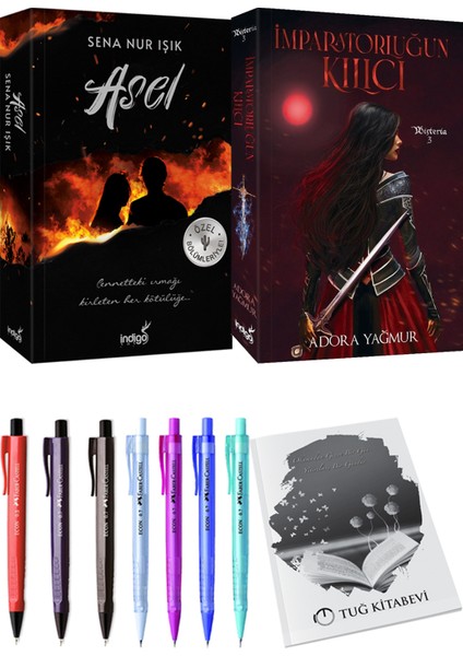Imparatorluğun Kılıcı ve Asel Sena Nur Işık 2'li Set + Hediyeli
