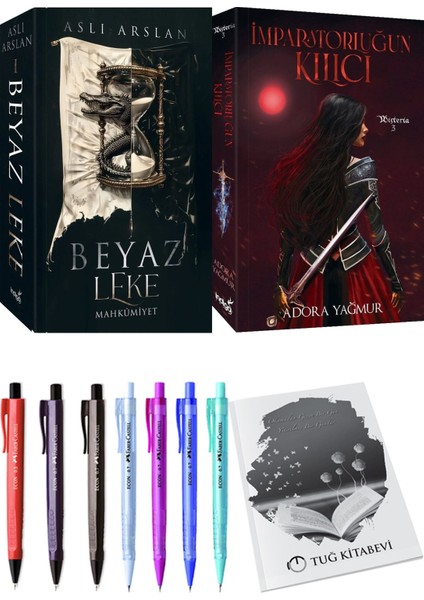 Imparatorluğun Kılıcı ve Beyaz Leke Mahkumiyet Aslı Arslan 2'li Set + Hediyeli