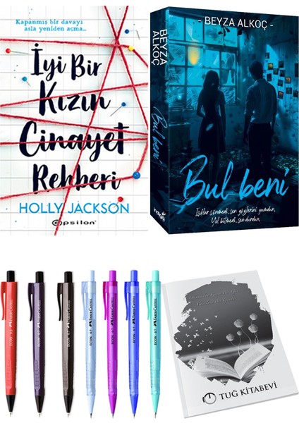 Bul Beni Beyza Alkoç ve Epsilon Yayınevi Iyi Bir Kızın Cinayet Rehberi Holly Jackson + Hediyeli