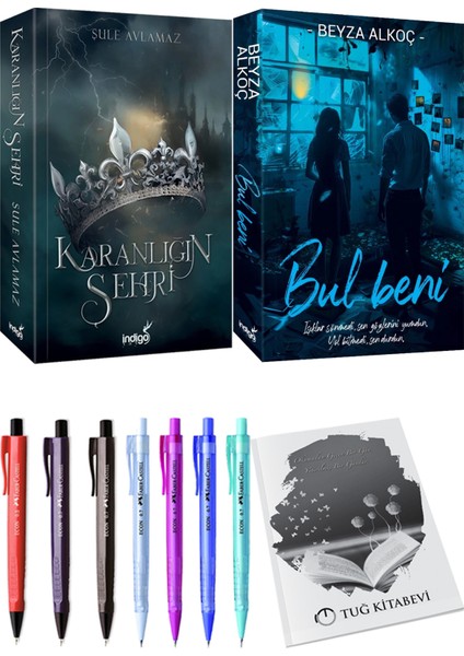 Bul Beni Beyza Alkoç ve Karanlığın Şehri 1 Şule Avlamaz 2'li Set + Hediyeli