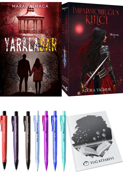 Imparatorluğun Kılıcı ve Ephesus Yayınları Yaralasar 4 Maral Atmaca 2'li Set + Hediyeli