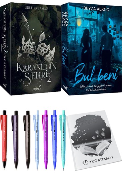 Bul Beni Beyza Alkoç ve Karanlığın Şehri 2 Şule Avlamaz 2'li Set + Hediyeli