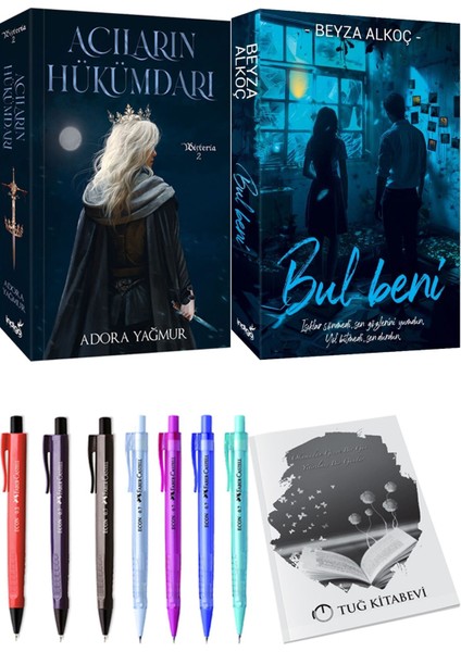Bul Beni Beyza Alkoç ve Acıların Hükümdarı Adora Yağmur 2'li Set + Hediyeli