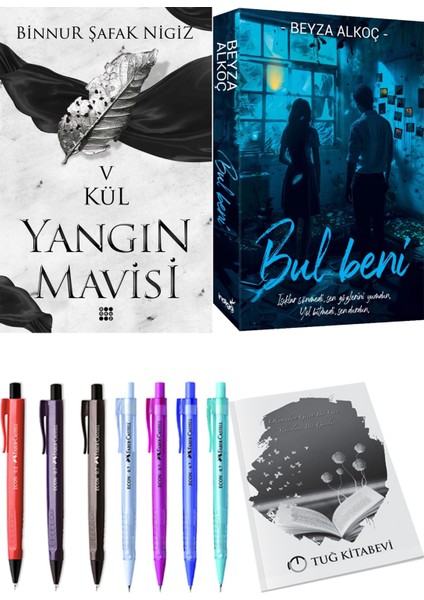 Bul Beni Beyza Alkoç ve Dokuz Yayınları Yangın Mavisi 5 Kül Binnur Şafak Nigiz + Hediyeli