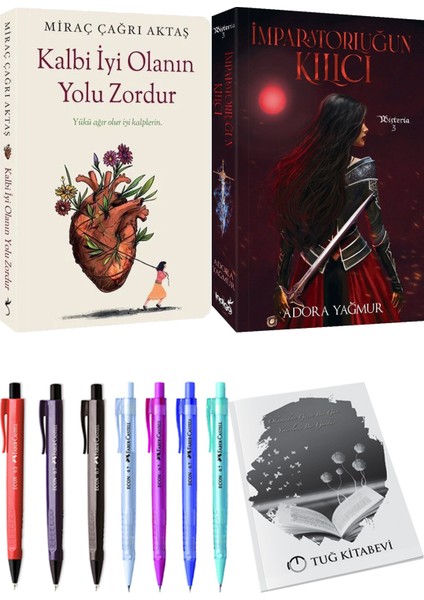 Imparatorluğun Kılıcı ve Kalbi Iyi Olanın Yolu Zordur Miraç Çağrı Aktaş 2'li Set + Hediyeli