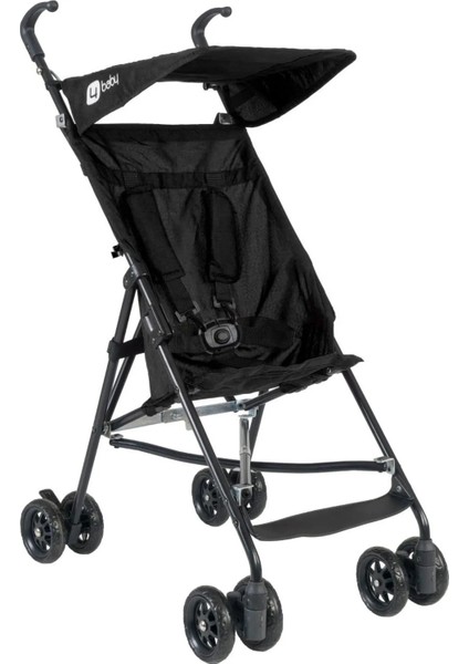 4 Baby Eko Baston Bebek Arabası Siyah