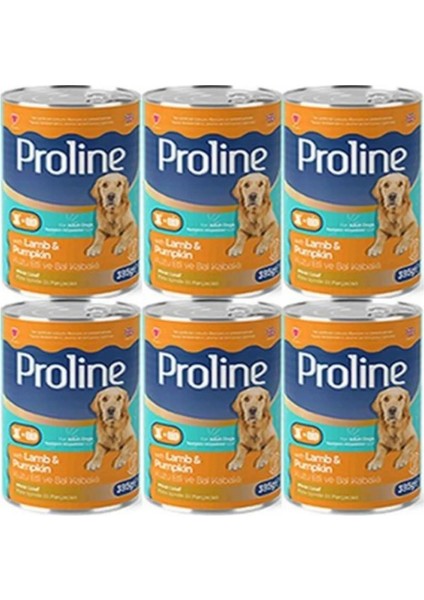 Proline Kuzu Etli ve Bal Kabaklı Köpek Konserve 6X395G