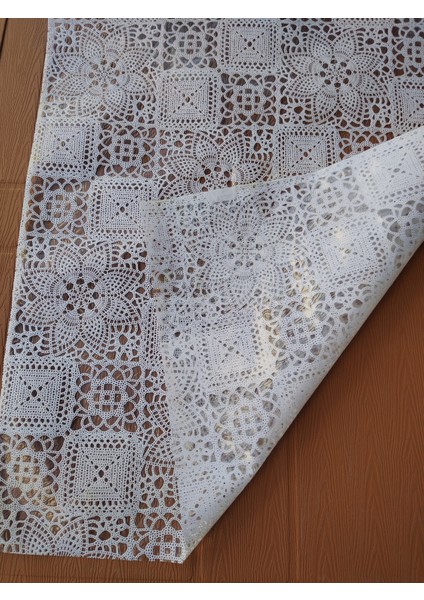 Pvc Dantel Dolap Içi Raf Örtüsü Beyaz Dantelli Buzdolabı Çekmece Kaymaz Mutfak Sehpa Çok Amaçlı Örtü 50X100 cm 1 Metre modelleri