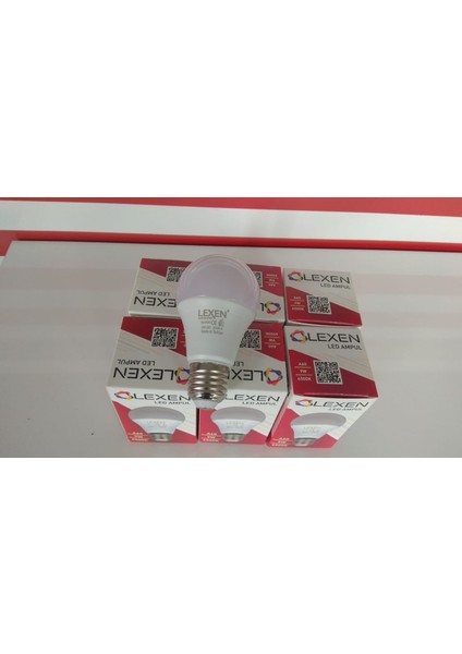 9W LED Ampul 6500K Beyaz Işık E27 6 Adet