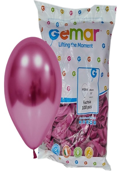 Gemar Metalik Balon Fusha
