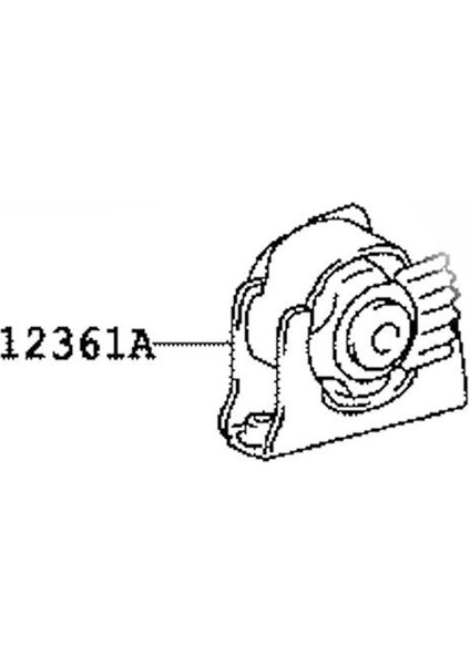 Toyota Avensis Motor Takozu (2010-2017) 1.6 123610T080