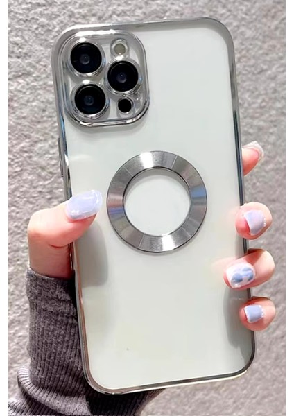 Apple iPhone 14 Pro Max Uyumlu Kamera Korumalı Şeffaf Renkli Kılıf