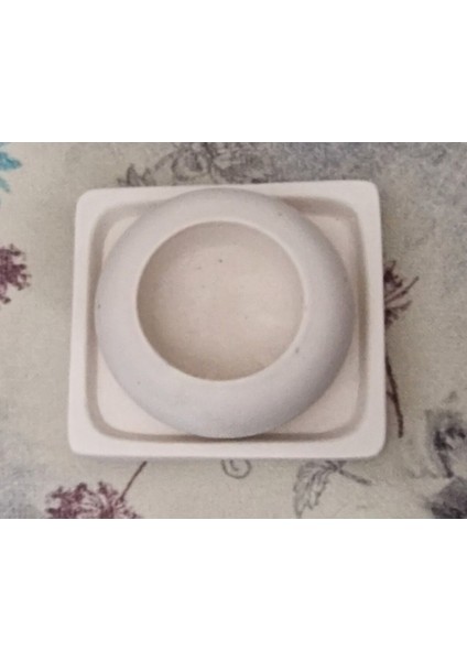 Kare Altlık ve Yuvarlak Tealight Mumluk Silikon Kalıp K-1366, Kokulu Taş Alçı Polyester Beton Kalıbı fırsatları