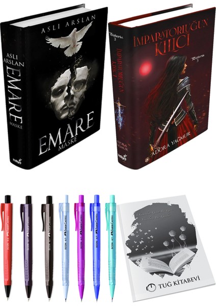 Imparatorluğun Kılıcı Ciltli ve Emare Maske Ciltli Aslı Arslan 2'li Set + Hediyeli
