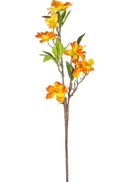 Yapay Çiçek Kiraz Çiçeği Turuncu 70 Cm.