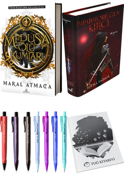 Imparatorluğun Kılıcı Ciltli ve Medusanın Ölü Kumları Ciltli Maral Atmaca 2'li Set + Hediyeli
