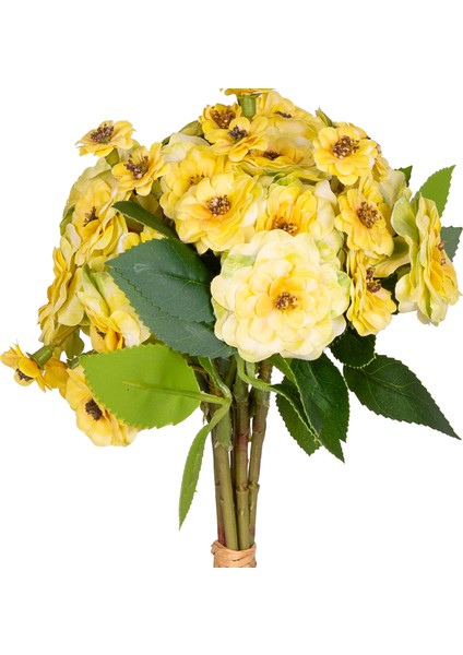 Yapay Çiçek Kalanşo Kalanchoe Sarı 32 Cm.