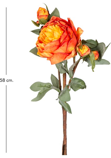 Yapay Çiçek Şakayık Dalı Turuncu 58 Cm. modelleri