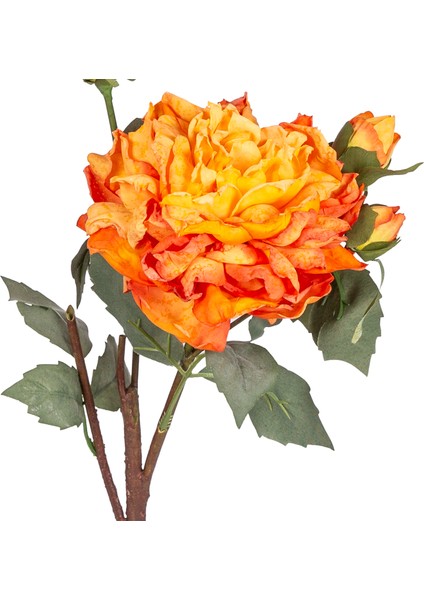 Yapay Şakayık Kurumuş Efektli Turuncu 60 Cm. fiyatları