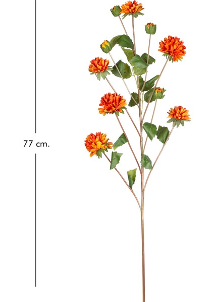 Yapay Krizantem Turuncu 77 Cm.
