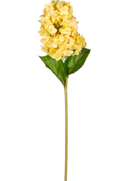 Yapay Ortanca Islak Dokulu Sarı 70 Cm.