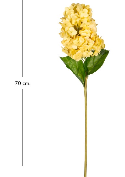 Yapay Ortanca Islak Dokulu Sarı 70 Cm. modelleri