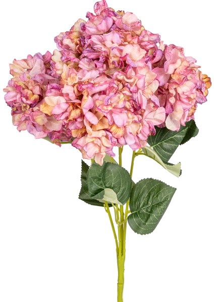 Yapay Çiçek Ortanca Kurumuş Efektli Mor 50 Cm.