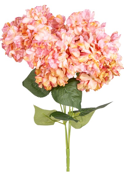 Yapay Çiçek Ortanca Kurumuş Efektli Pembe 50 Cm.
