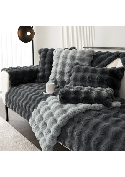 Peluş Kanepe Minimalist Oturma Odası Kaymaz Koltuk Örtüsü (Yurt Dışından)