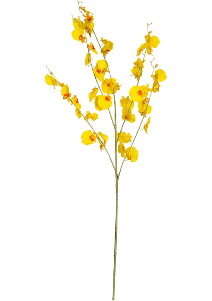 Yapay Çiçek Kelebek Orkide Sarı 85 Cm.