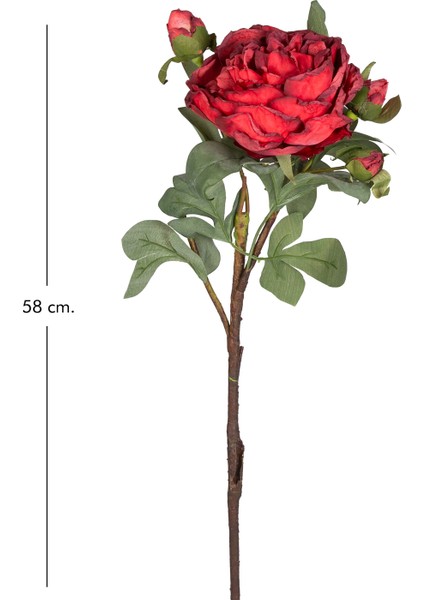 Yapay Çiçek Şakayık Dalı Kırmızı 58 Cm. modelleri
