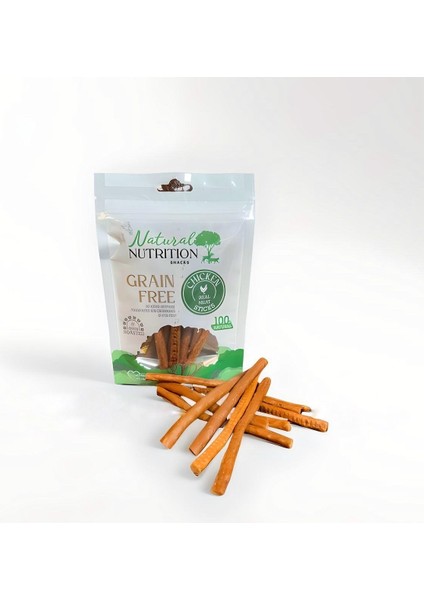 Tavuk Eti Çubuk Köpek Ödülü Grain Free (Tahılsız) Yüksek Proteinli Fırında Kavrulmuş