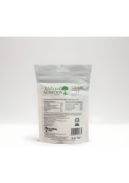 Tavuk Eti Çubuk Köpek Ödülü Grain Free (Tahılsız) Yüksek Proteinli Fırında Kavrulmuş