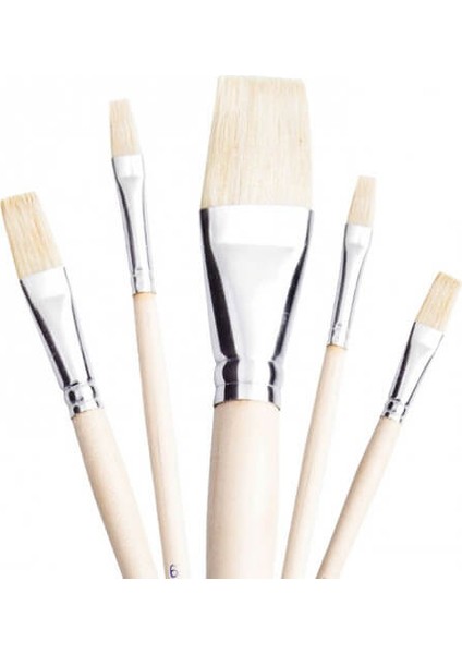 Art 258 F Yassı Uç Doğal Kıl Fırça Numara: 8